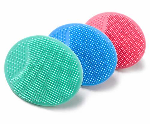Brosse de lavage de cheveux en silicone