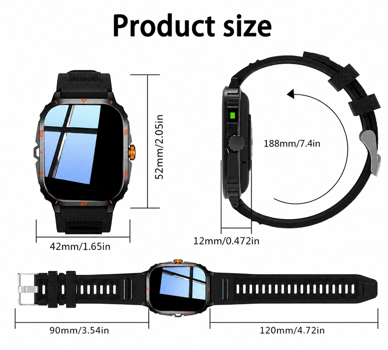 Montre Connectée Multifonction